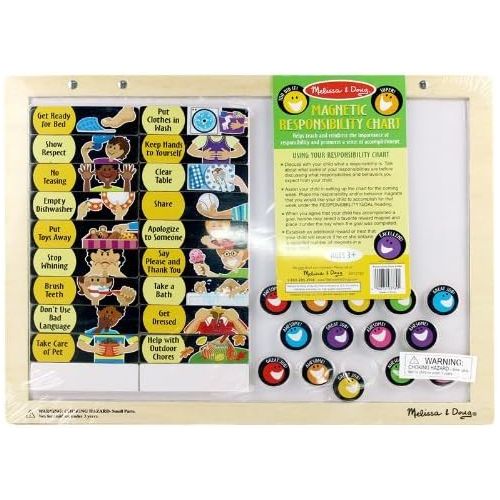  My Magnetic Responsibility Chart + FREE Melissa & Doug Scratch Art Mini-Pad Bundle [37891]