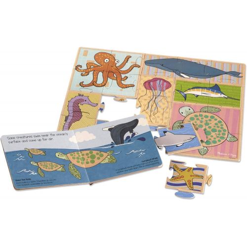  Melissa & Doug Natural Play Childrens Book & Game: Deep Blue Sea