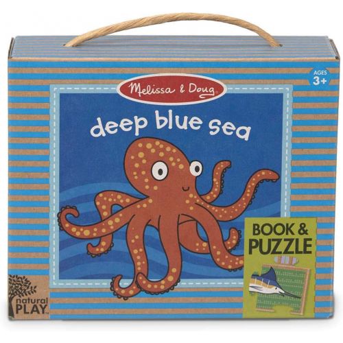  Melissa & Doug Natural Play Childrens Book & Game: Deep Blue Sea