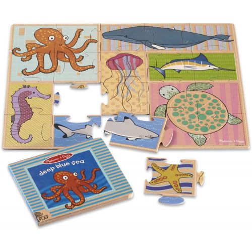  Melissa & Doug Natural Play Childrens Book & Game: Deep Blue Sea