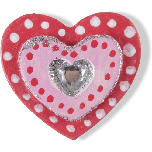  Melissa & Doug Wooden Heart Magnets Craft Kit