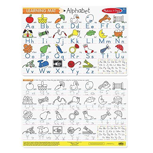  Melissa & Doug Alphabet Write-A-Mat Puzzle