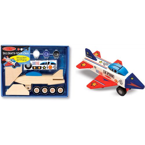  Melissa & Doug Decorate-Your-Own Wooden Jet Plane