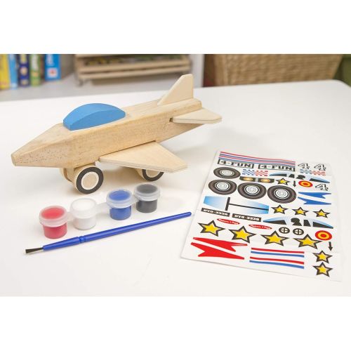  Melissa & Doug Decorate-Your-Own Wooden Jet Plane