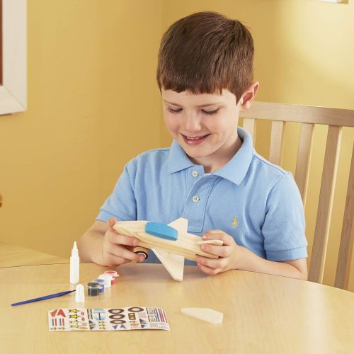  Melissa & Doug Decorate-Your-Own Wooden Jet Plane