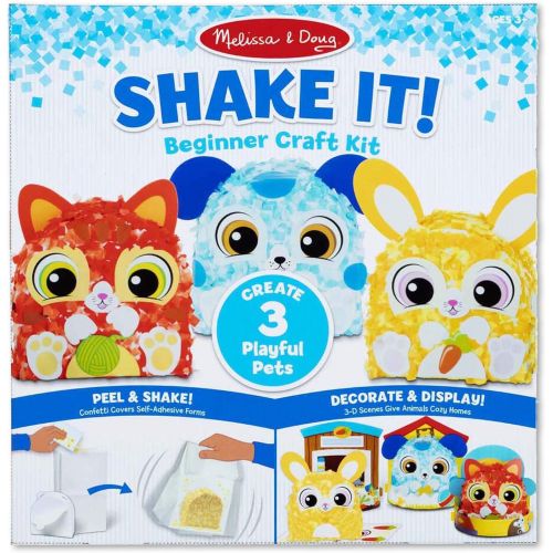  Melissa & Doug Shake It! Deluxe Pets Beginner Craft Kit
