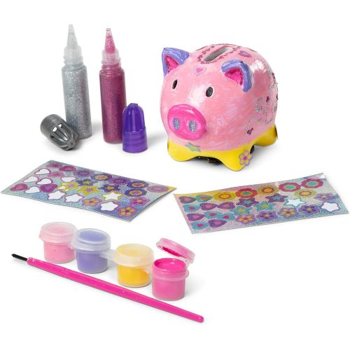  Melissa & Doug Created by Me! Piggy Bank Decorate-Your-Own Craft Kit