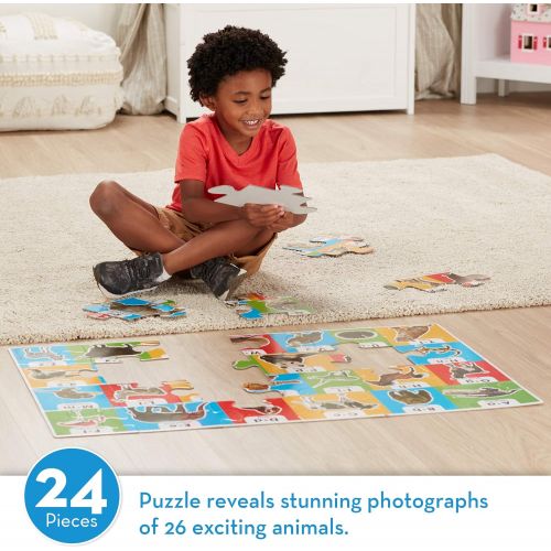  Melissa & Doug Animal Alphabet Floor Puzzle (24 pc)