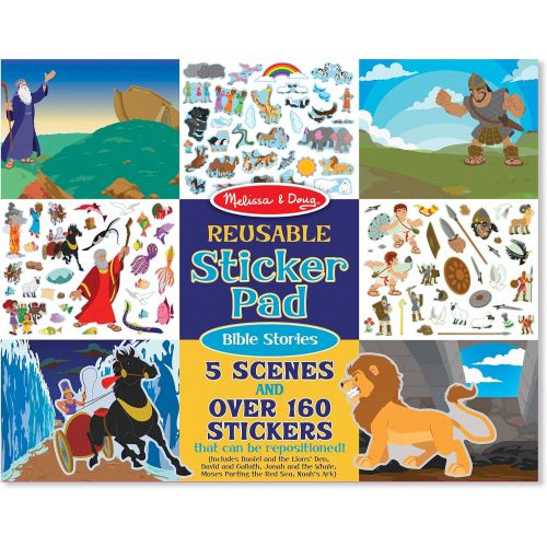  Melissa & Doug 9124 Bible Stories Reusable Sticker Pad