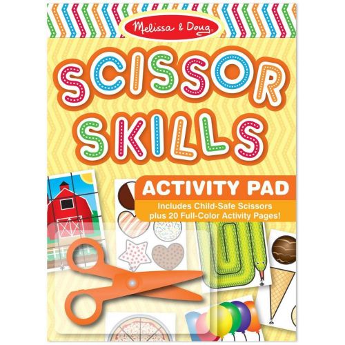  Melissa & Doug Scissor Skills Activity Pad & 1 Scratch Art Mini-Pad Bundle (02304)