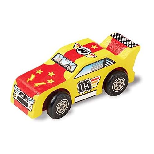  Melissa & Doug DYO  Wooden Race Car