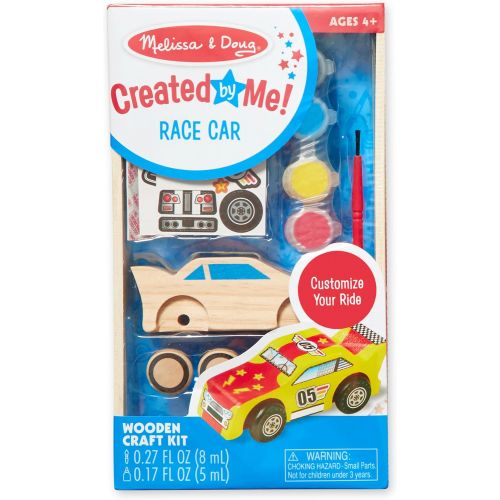  Melissa & Doug DYO  Wooden Race Car