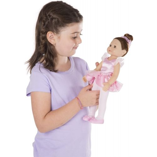  Melissa & Doug Victoria 14-Inch Poseable Ballerina Doll