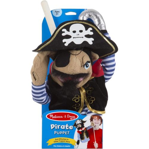  Melissa & Doug Pirate Puppet with Detachable Wooden Rod for Animated Gestures