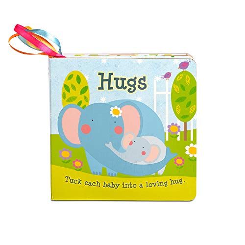  Melissa & Doug Childrens Book - Hugs (Board Book with 5 Play Tags to Tuck into Pockets)