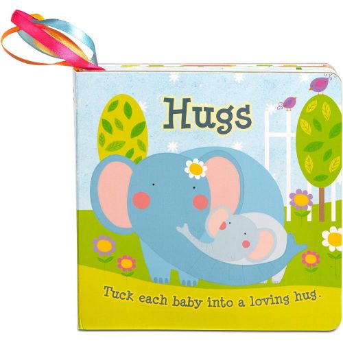  Melissa & Doug Childrens Book - Hugs (Board Book with 5 Play Tags to Tuck into Pockets)