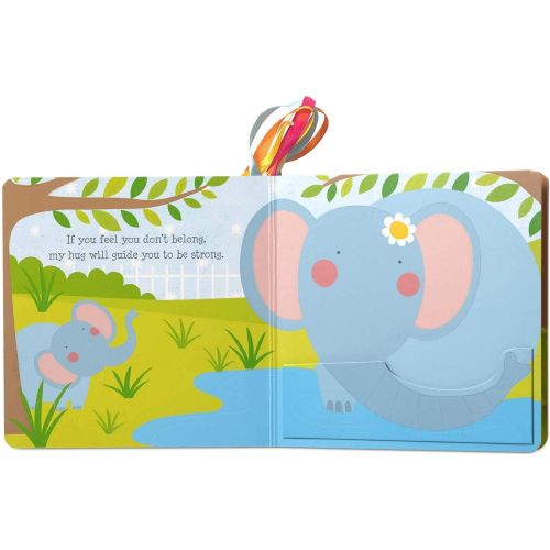  Melissa & Doug Childrens Book - Hugs (Board Book with 5 Play Tags to Tuck into Pockets)