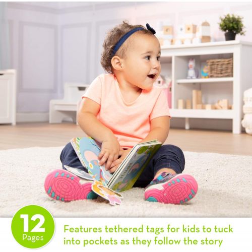  Melissa & Doug Childrens Book - Hugs (Board Book with 5 Play Tags to Tuck into Pockets)