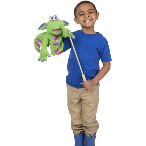  Melissa & Doug Dragon Puppet with Detachable Wooden Rod for Animated Gestures