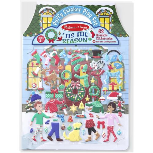  Melissa & Doug Puffy Stickers - Tis the Season