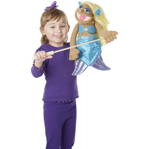  Melissa & Doug Mermaid Puppet with Detachable Wooden Rod for Animated Gestures