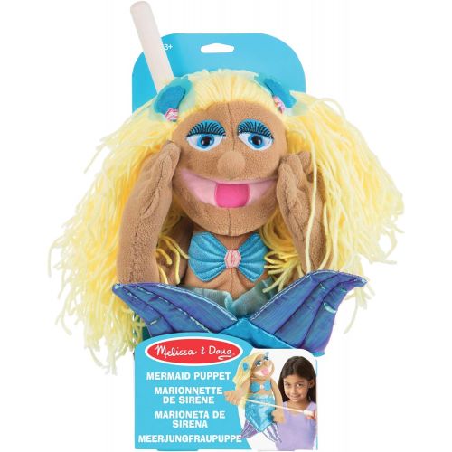  Melissa & Doug Mermaid Puppet with Detachable Wooden Rod for Animated Gestures