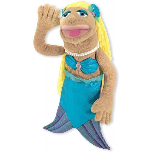  Melissa & Doug Mermaid Puppet with Detachable Wooden Rod for Animated Gestures