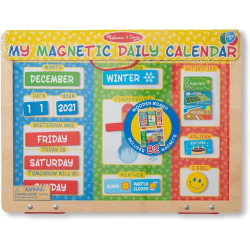  Melissa & Doug My First Daily Magnetic Calendar