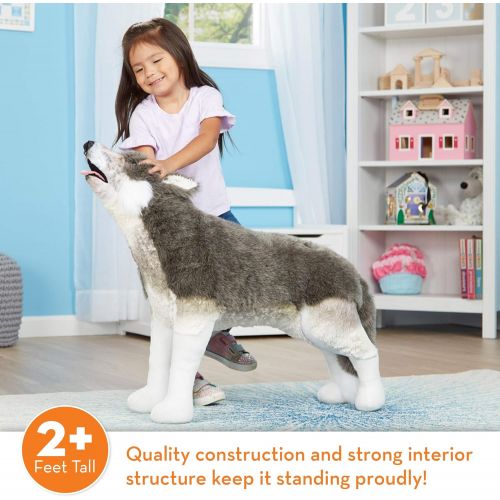  Melissa & Doug Gray Wolf