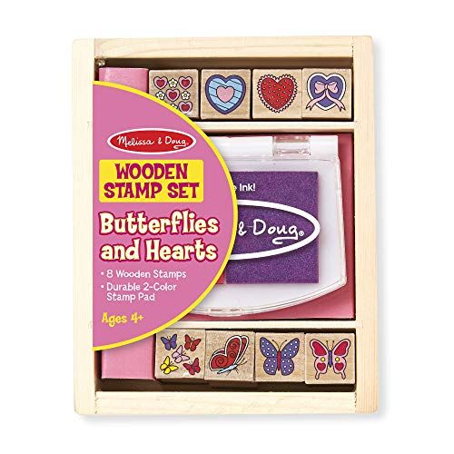  Melissa & Doug Butterfly and Hearts Stamp Set