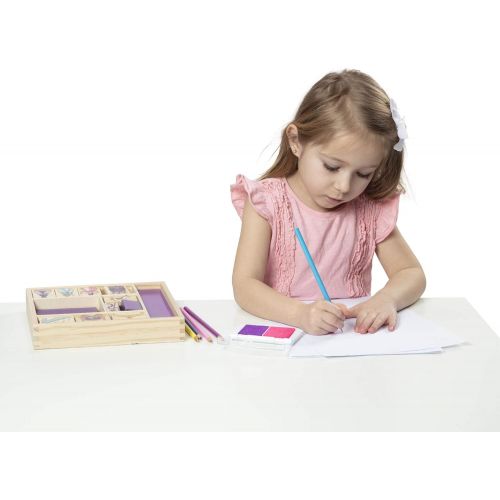  Melissa & Doug Wooden Princess Stamp Set