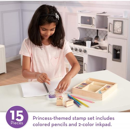  Melissa & Doug Wooden Princess Stamp Set