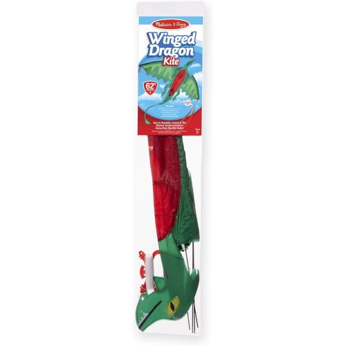  Melissa & Doug Winged DRAGON Shaped Kite Childrens Kite