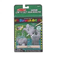 Melissa & Doug Safari Color-Reveal Scratch Art Pad