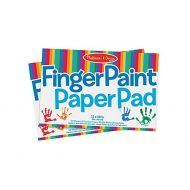 Melissa & Doug Finger Paint Paper Pad (12 x 18 inches) - 50 Sheets, 2-Pack