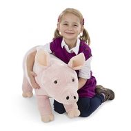 Melissa & Doug Giant Pig - Lifelike Stuffed Animal (over 2 feet long)