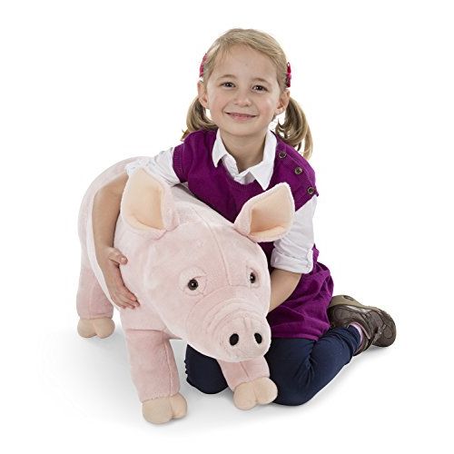  Melissa & Doug Giant Pig - Lifelike Stuffed Animal (over 2 feet long)