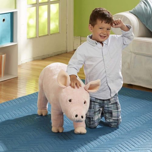  Melissa & Doug Giant Pig - Lifelike Stuffed Animal (over 2 feet long)