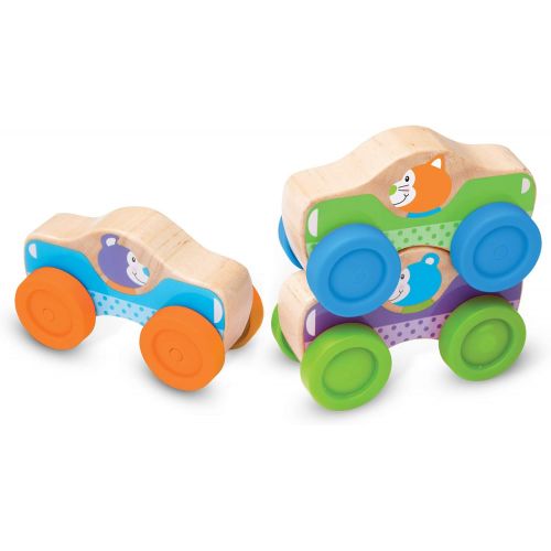  Melissa & Doug Animal Stacking Cars