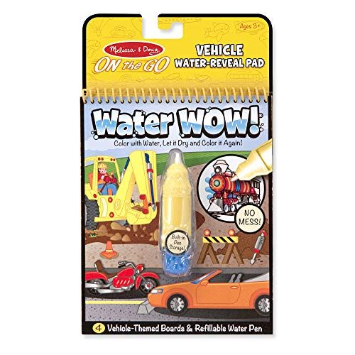  Melissa & Doug Water Wow! Book  Vehicles