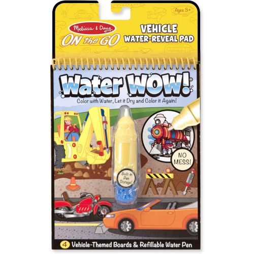  Melissa & Doug Water Wow! Book  Vehicles