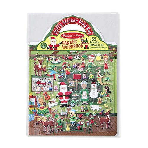  Melissa & Doug Puffy Stickers  Santa’s Workshop