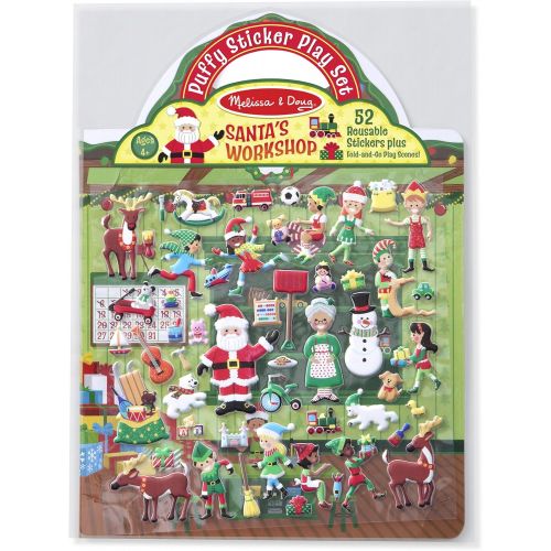  Melissa & Doug Puffy Stickers  Santa’s Workshop