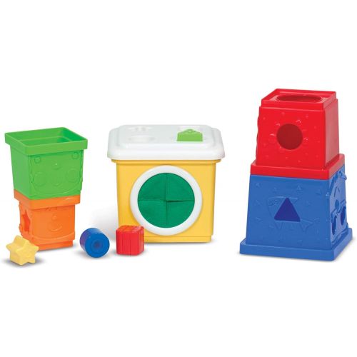  Melissa & Doug Ks Kids Stacking Blocks Set With Sorting Shapes