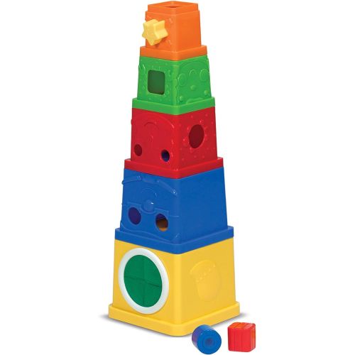  Melissa & Doug Ks Kids Stacking Blocks Set With Sorting Shapes