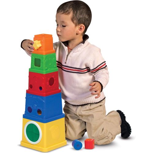  Melissa & Doug Ks Kids Stacking Blocks Set With Sorting Shapes