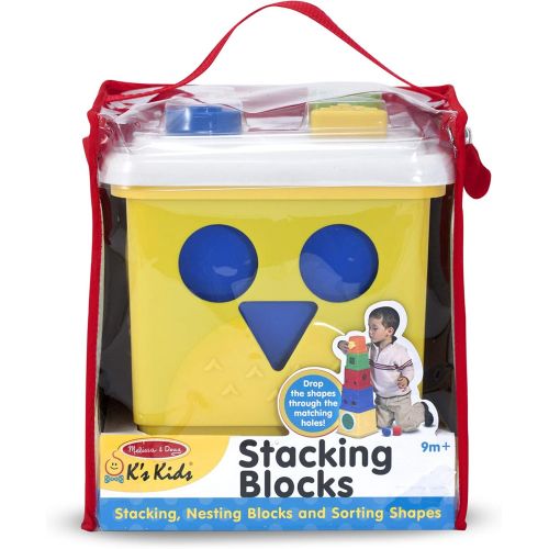  Melissa & Doug Ks Kids Stacking Blocks Set With Sorting Shapes