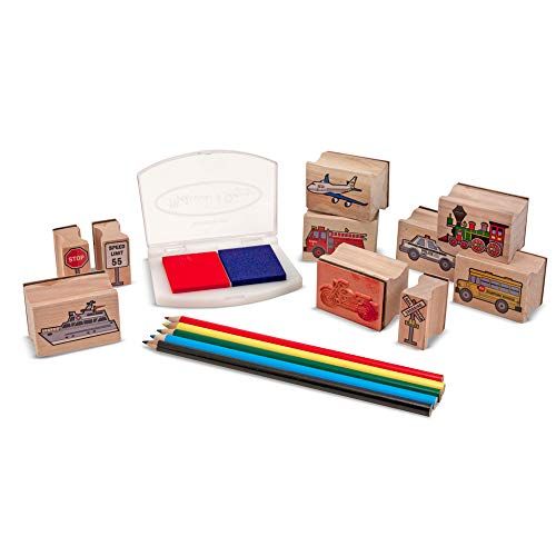  Melissa & Doug Vehicle Stamp Set