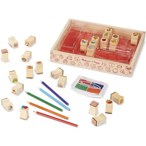  Melissa & Doug Wooden Favorite Things Stamp Set