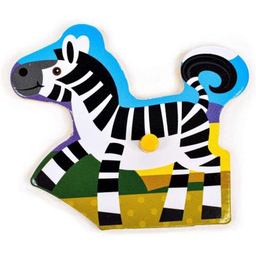  Melissa & Doug Safari Wooden Peg Puzzle (7 pcs)